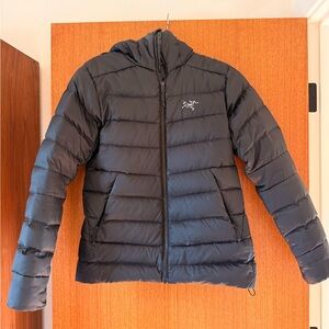 Arc'teryx Thorium AR Hoody Black Down Jacket, size small